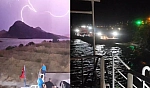 Elazığ'da fırtına feribotu iskeleye yanaştırmadı