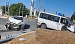 Elazığ'da korkutan kaza: 2 yaralı