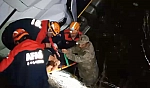 Elazığ'da tır şarampole uçtu: 2 yaralı