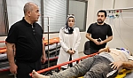 Vali Hatipoğlu'ndan yaralı işçilere geçmiş olsun ziyareti