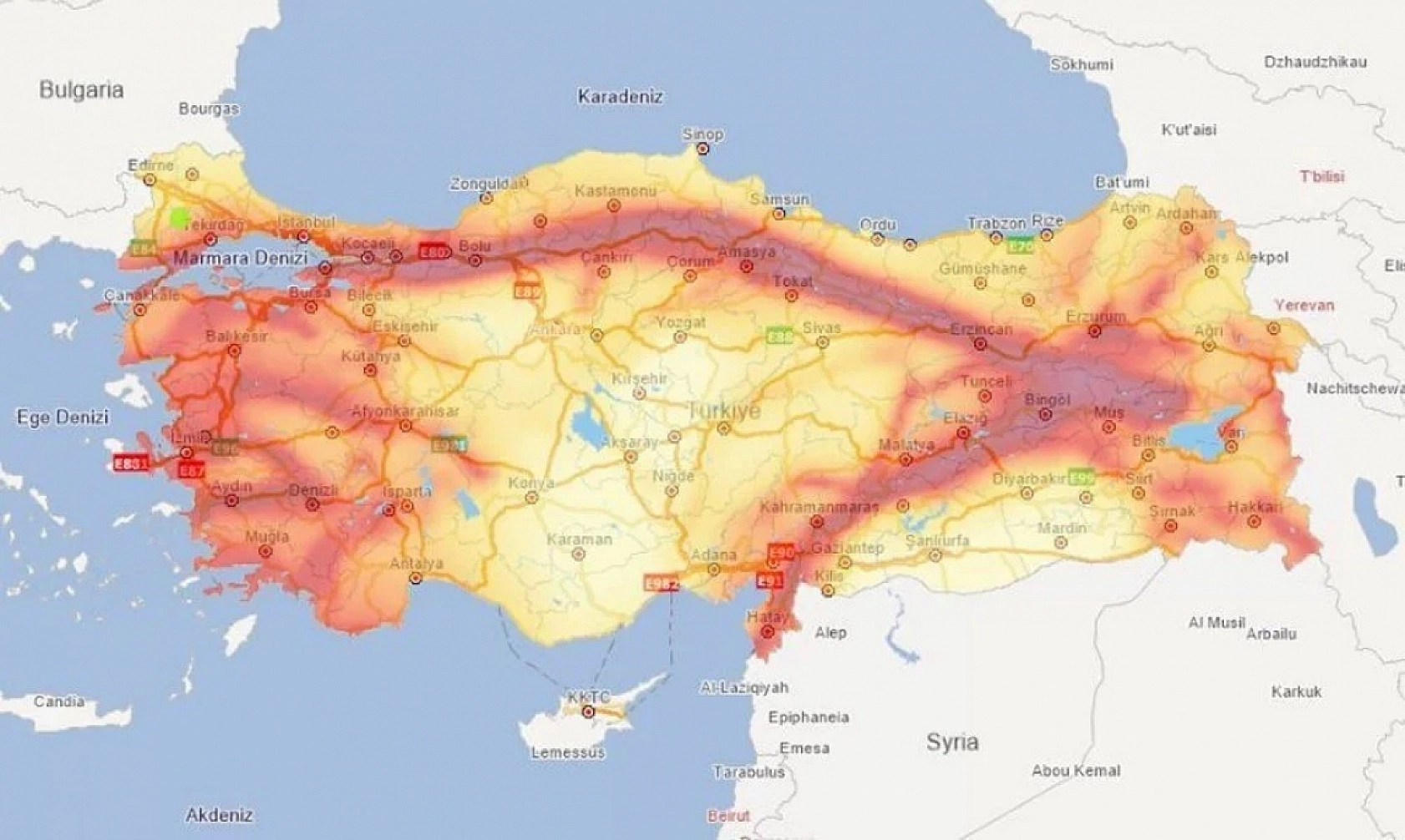 TÜRKİYE'NİN GÜNCEL DİRİ FAY HARİTASI 2025: Evimin altından fay hattı geçiyor mu? İşte sorgulama ekranı…