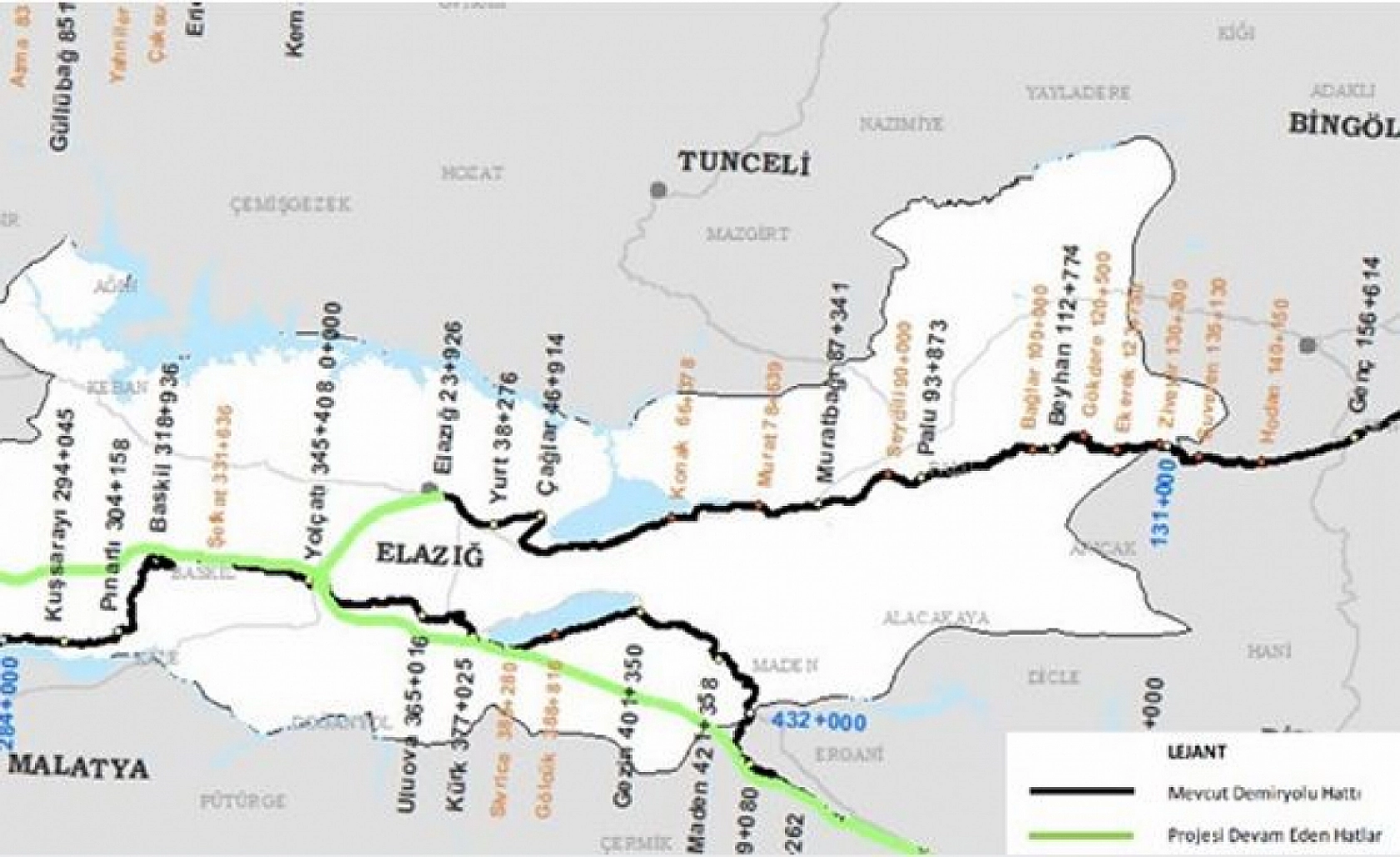 Elazığ'a gelecek hızlı trenin güzergahı belli oldu! Bu adreslerden geçecek