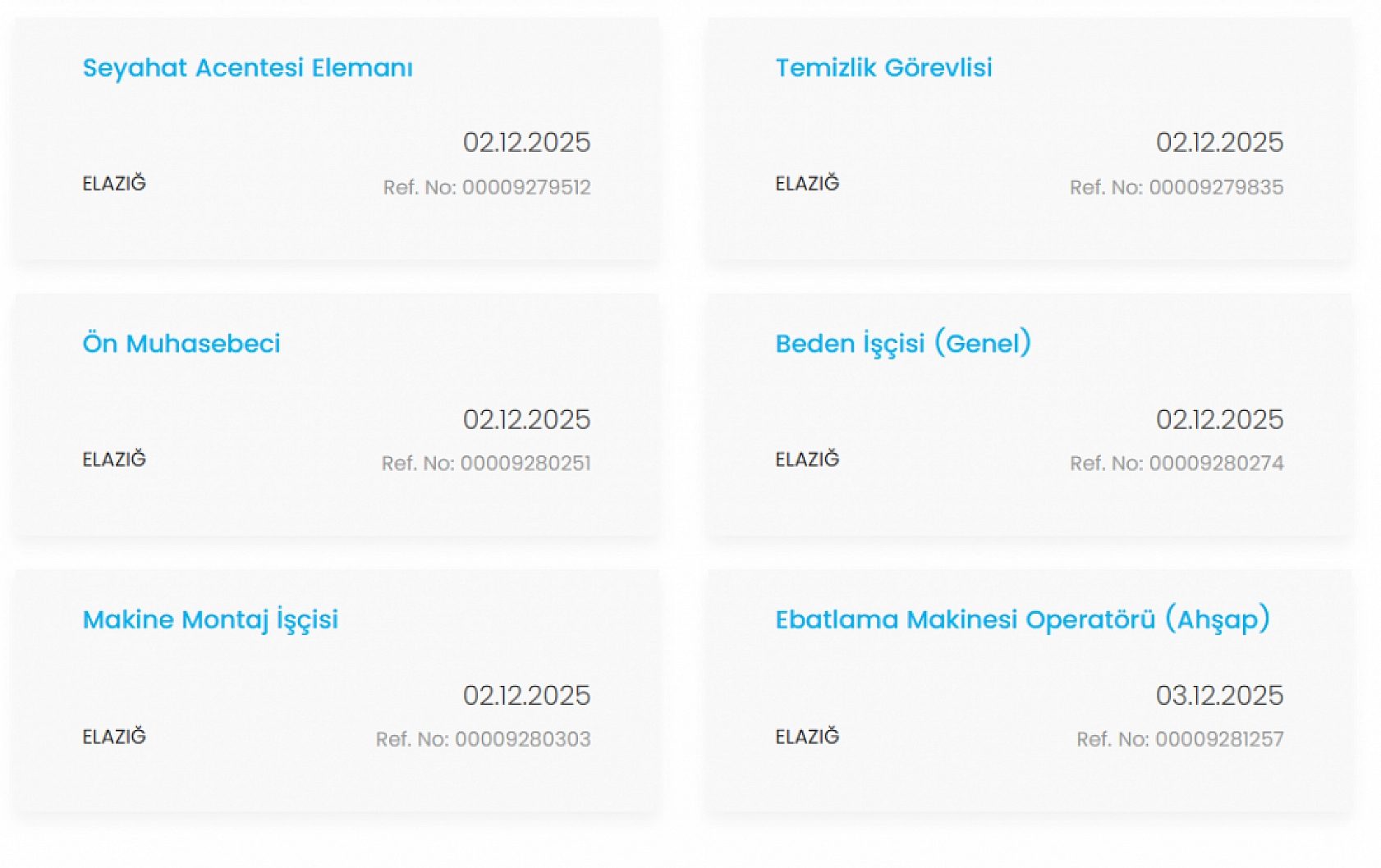Elazığ'da İŞKUR'dan 198 yeni iş fırsatı! Başvurular başladı... İşte açık ilanlar