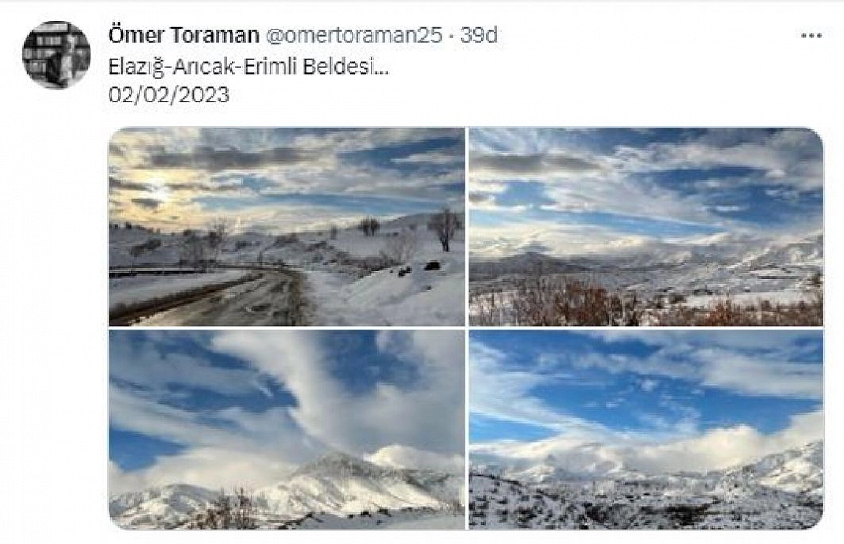 Vali Toraman Paylaştı Arıcak'tan Müthiş Kareler...