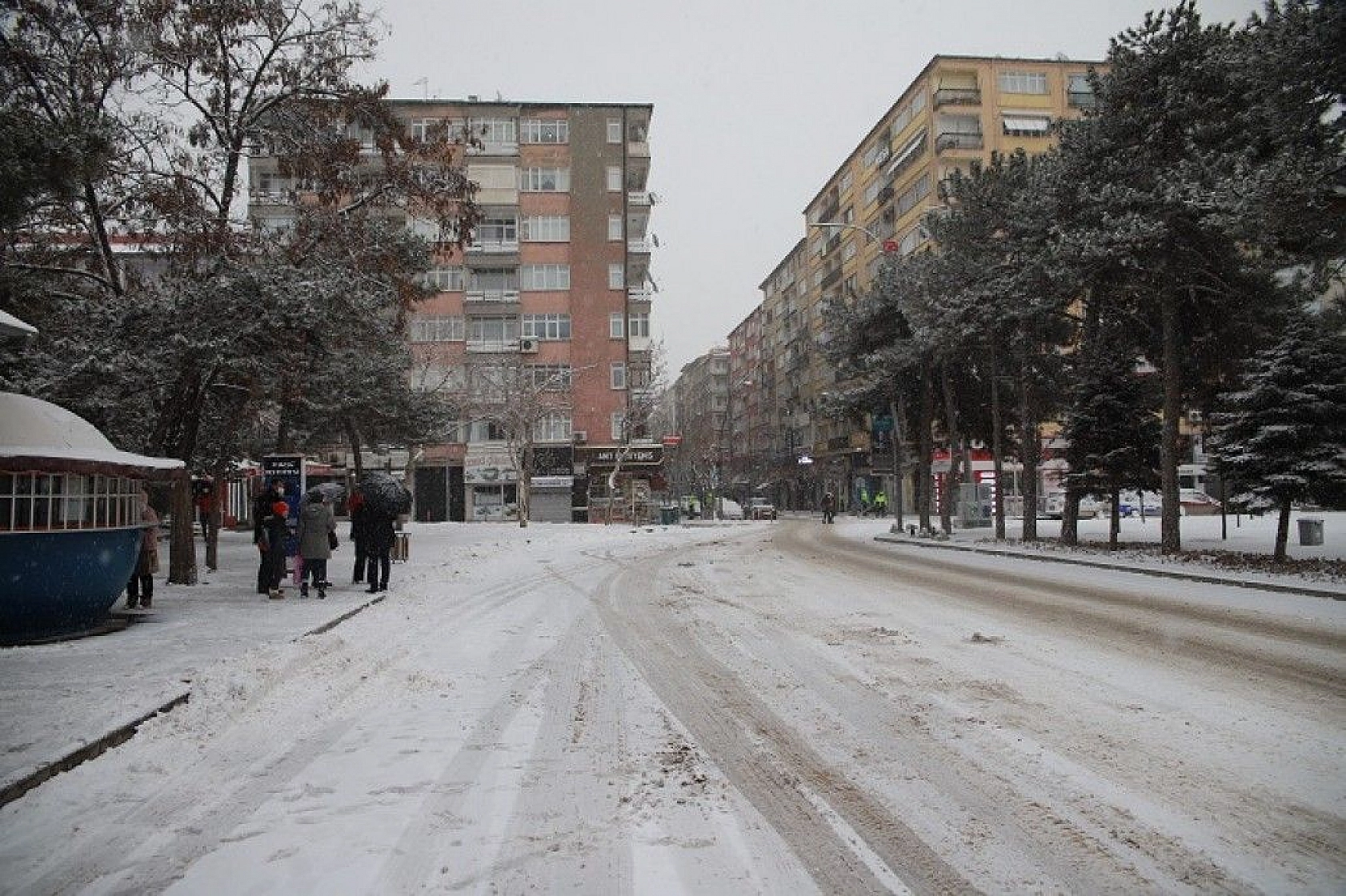 Elazığ'dan kar manzarası
