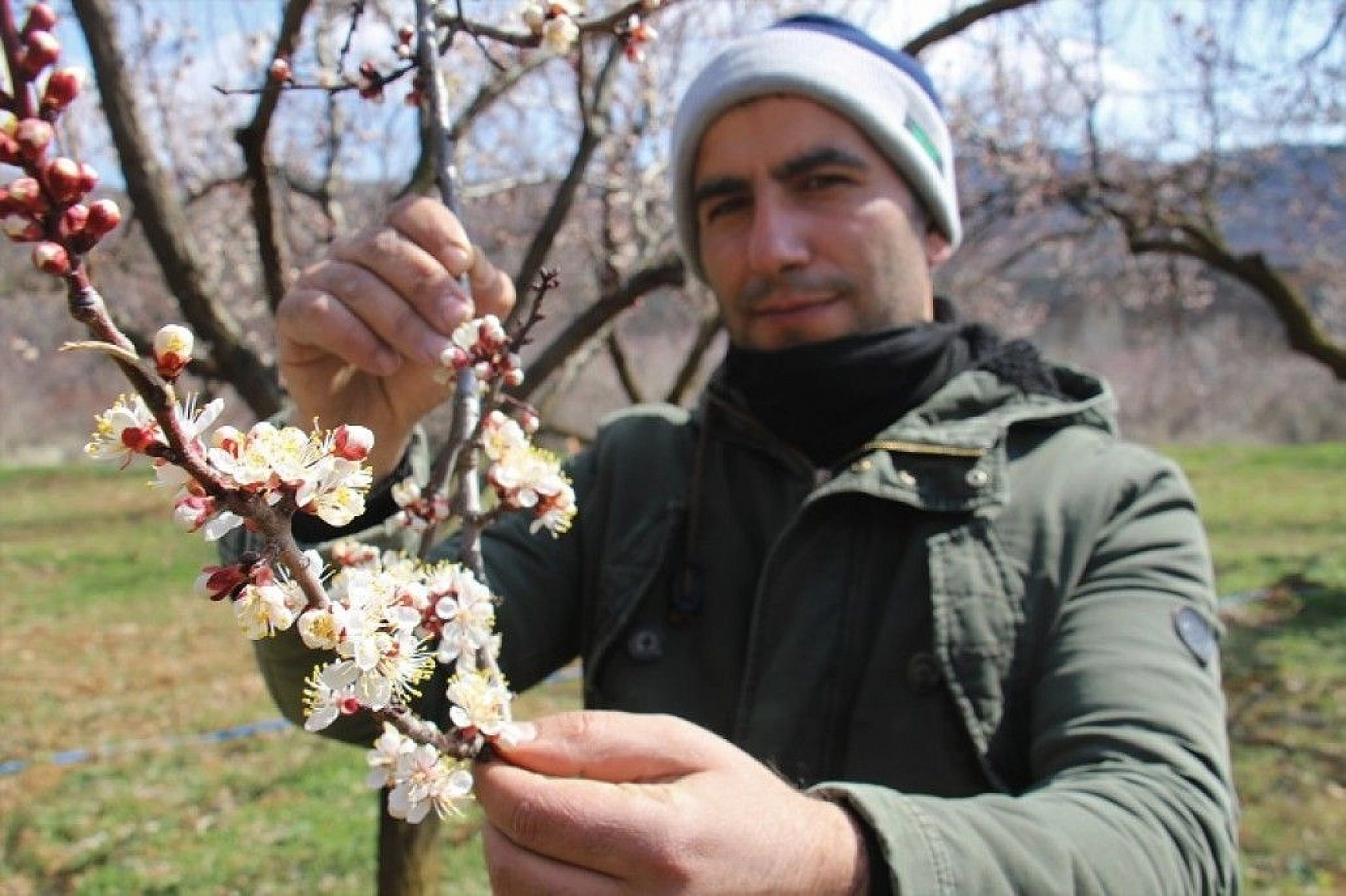 Elazığ'da ağaçlar beyaz gelinliğini giydi, muhteşem görüntü ortaya çıktı