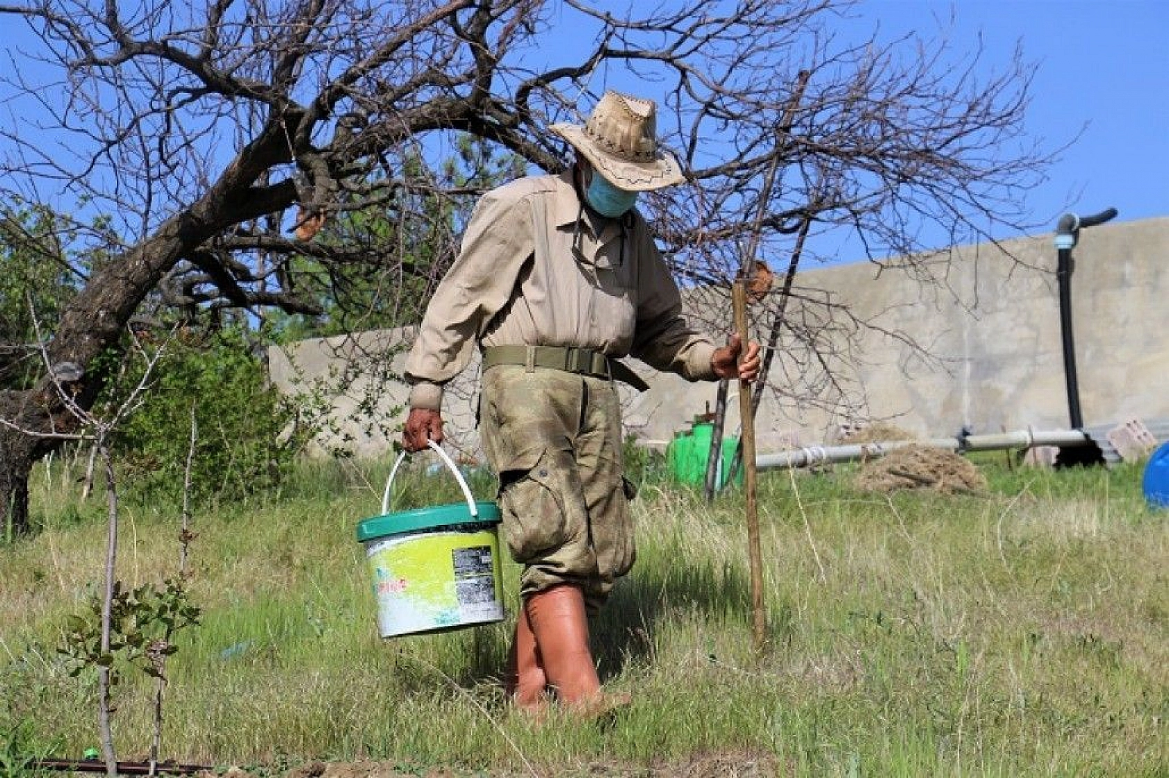 Robinson Ziya dedenin adası baharla birlikte yeşile büründü