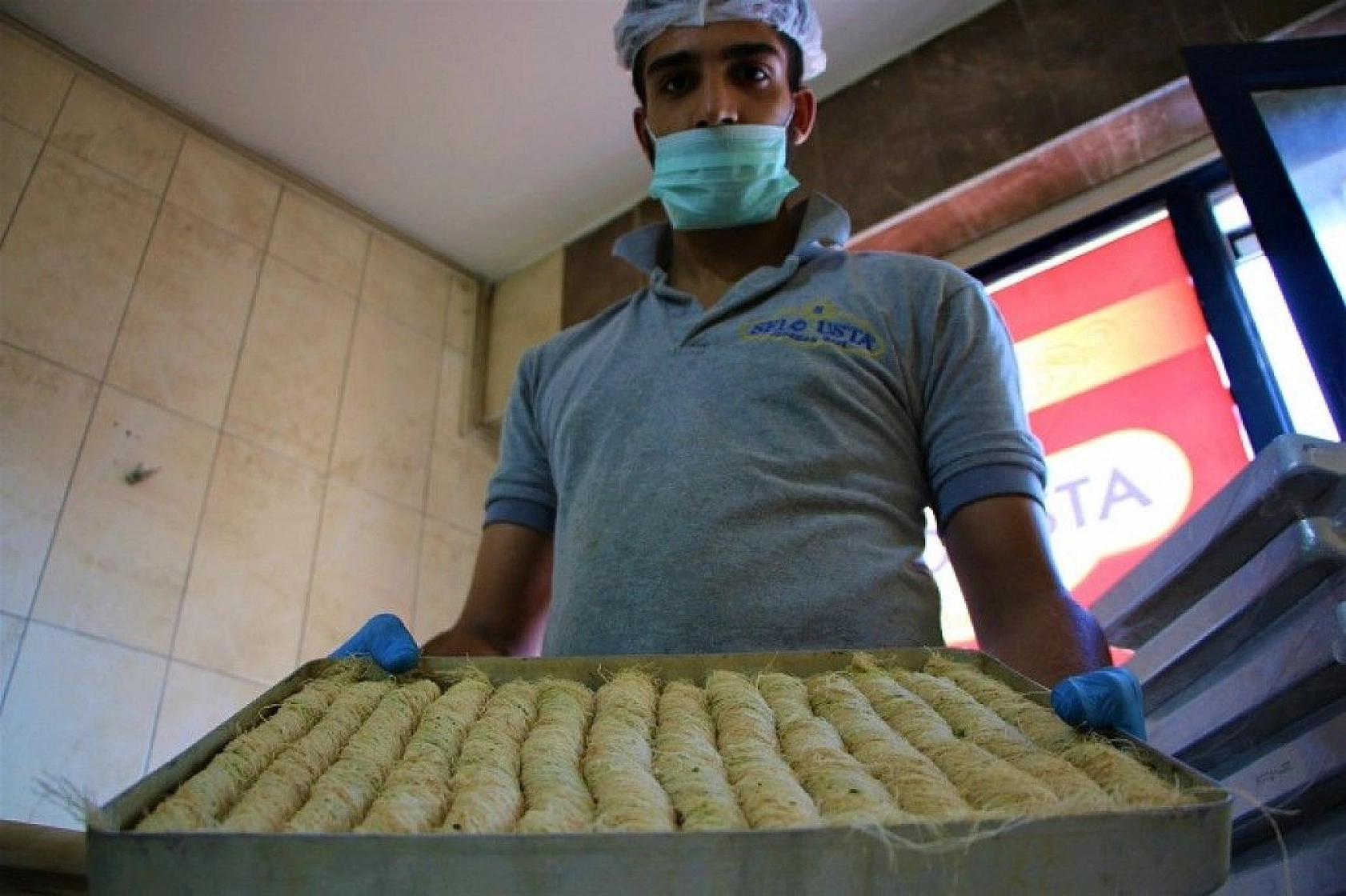 Elazığ'da tatlıcıların bayram yoğunluğu