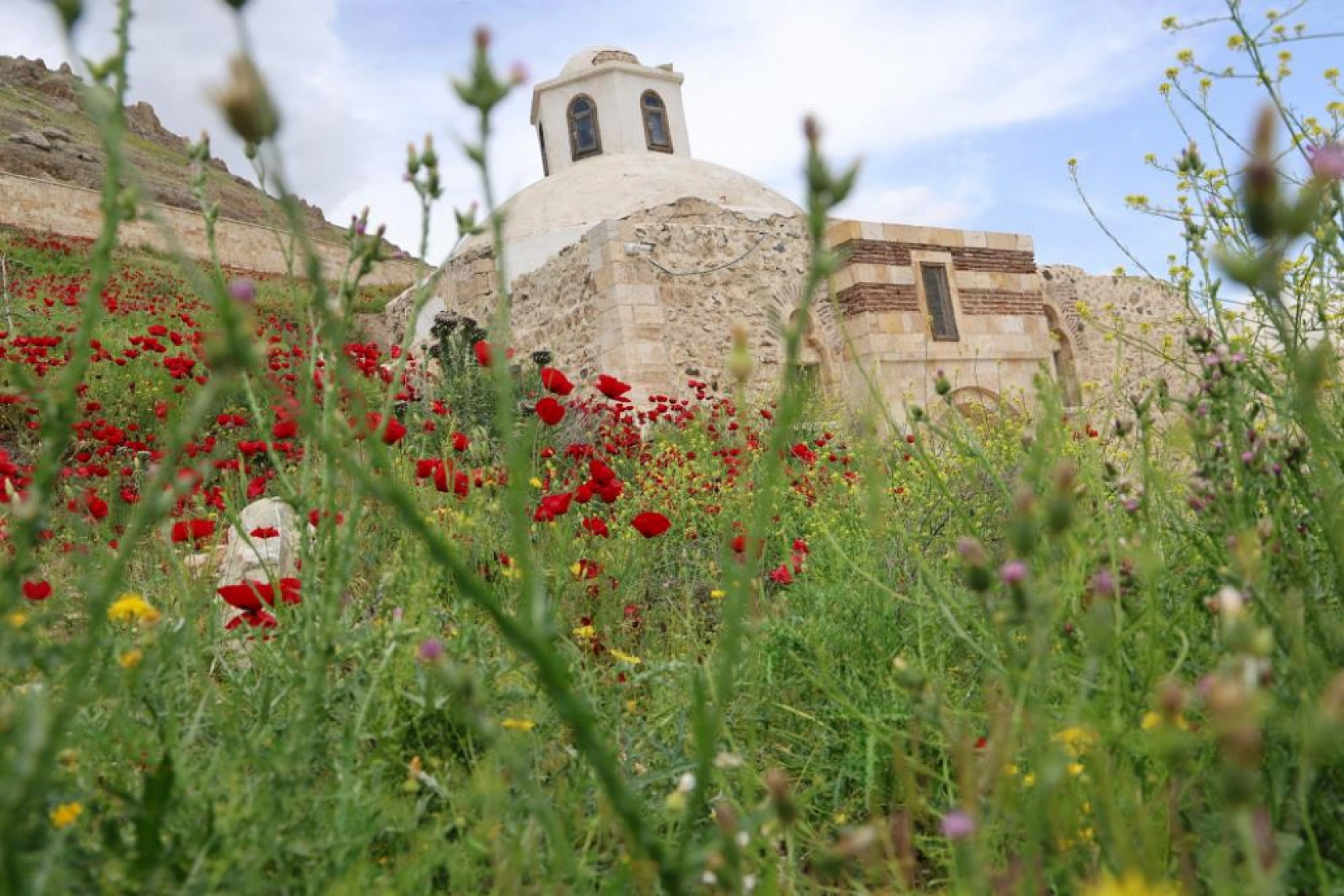 Palu'daki tarihi yapılar fotoğraf karelerine yansıdı