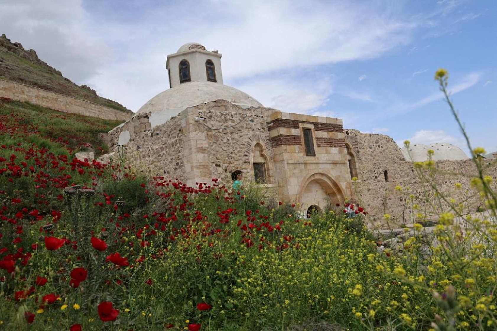 Palu'daki tarihi yapılar fotoğraf karelerine yansıdı