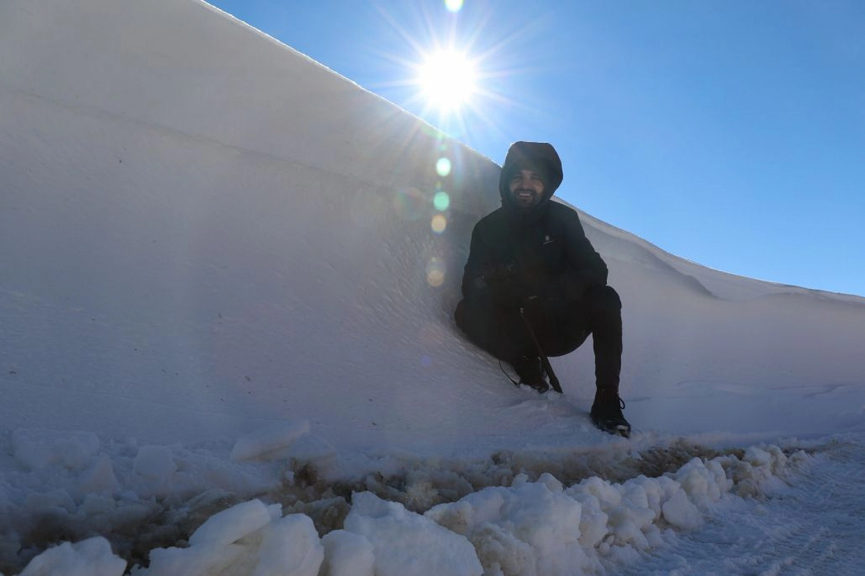 Göl manzaralı kayak merkezi sezona hazırlanıyor