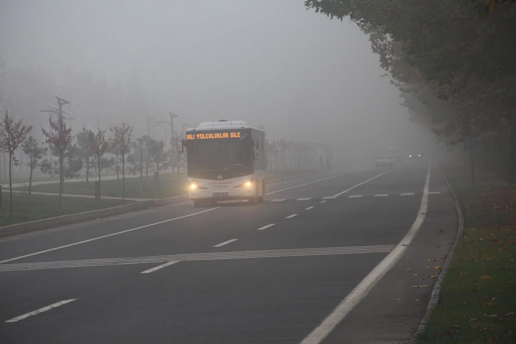 Elazığ'da sis etkili oldu