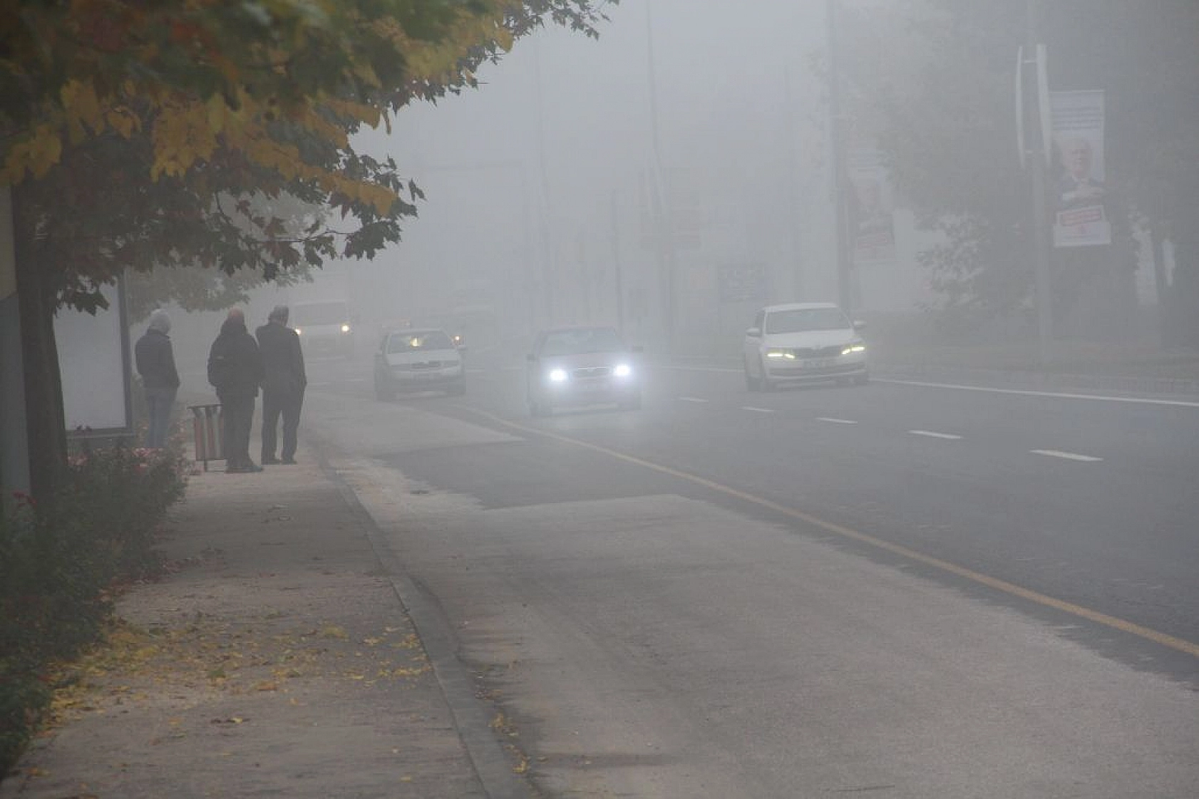 Elazığ'da sis etkili oldu