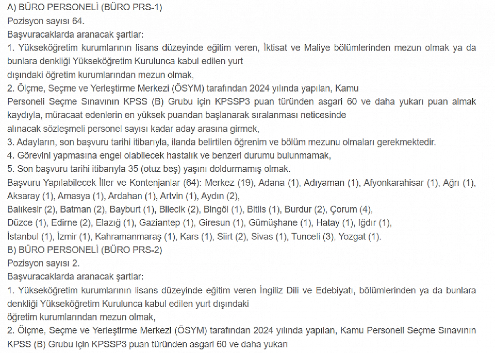 Kültür ve Turizm Bakanlığı Elazığ'da personel alımı yapacak! İşte şartlar ve detaylar…