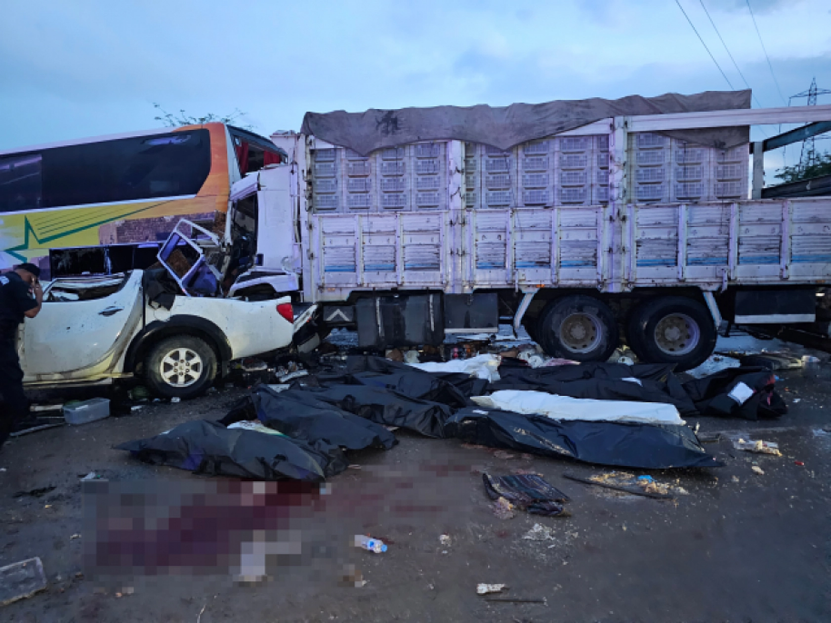 10 Kişinin Can Verdiği Kazadan Korkunç Görüntüler!