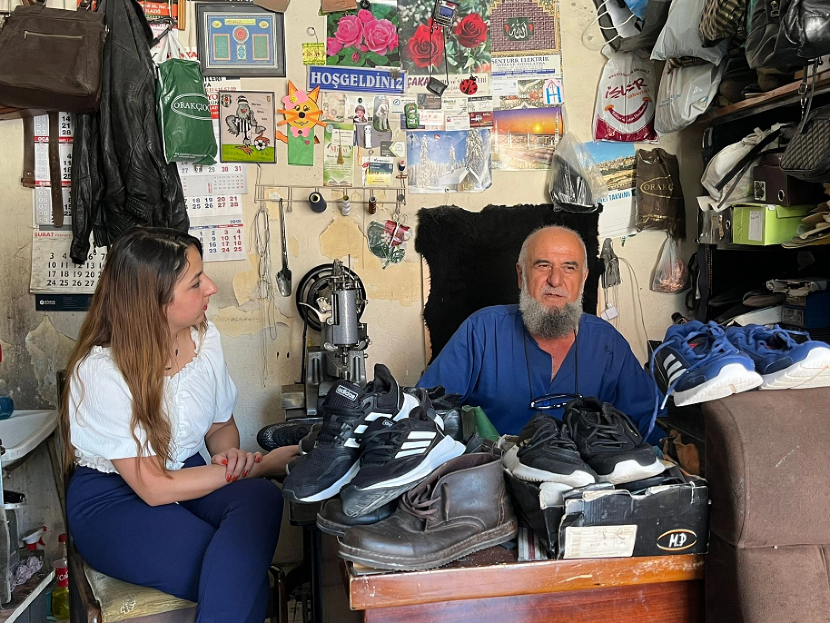 Elazığ'da Ufacık Dükkana Sığdırılan Yarım Asır