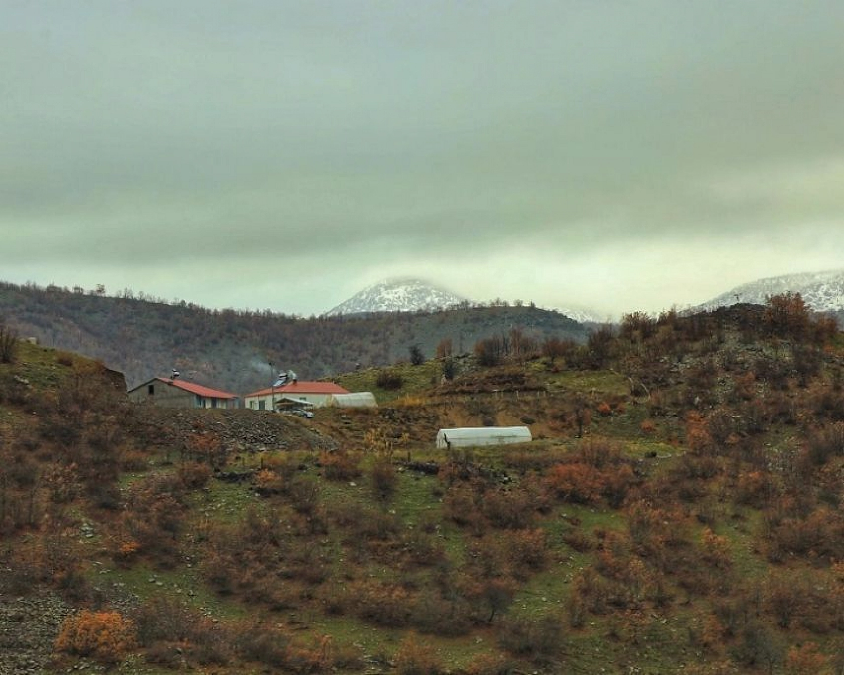 Elazığ-Tatvan arası tren yolculuğundan muhteşem kış manzaraları