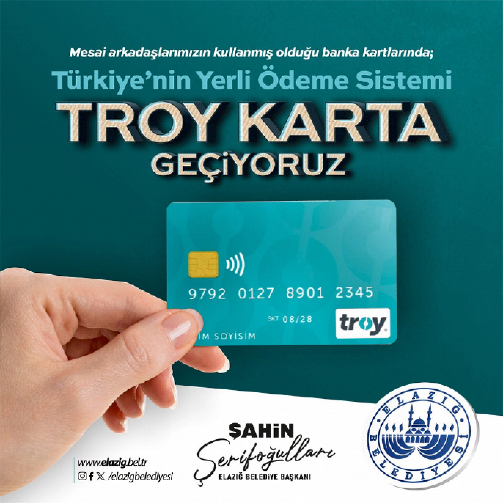 Elazığ Belediyesi duyurusunu yaptı: Artık bu kart kullanılacak!