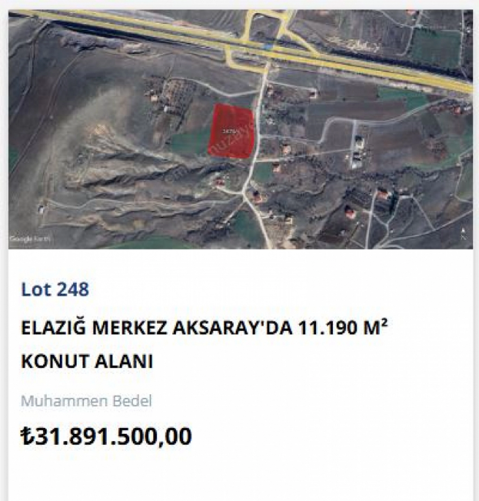 TOKİ Elazığ'da 36 Arsayı Daha Satışa Çıkardı: 1 Milyonu Olan Arsa Sahibi Olabilir