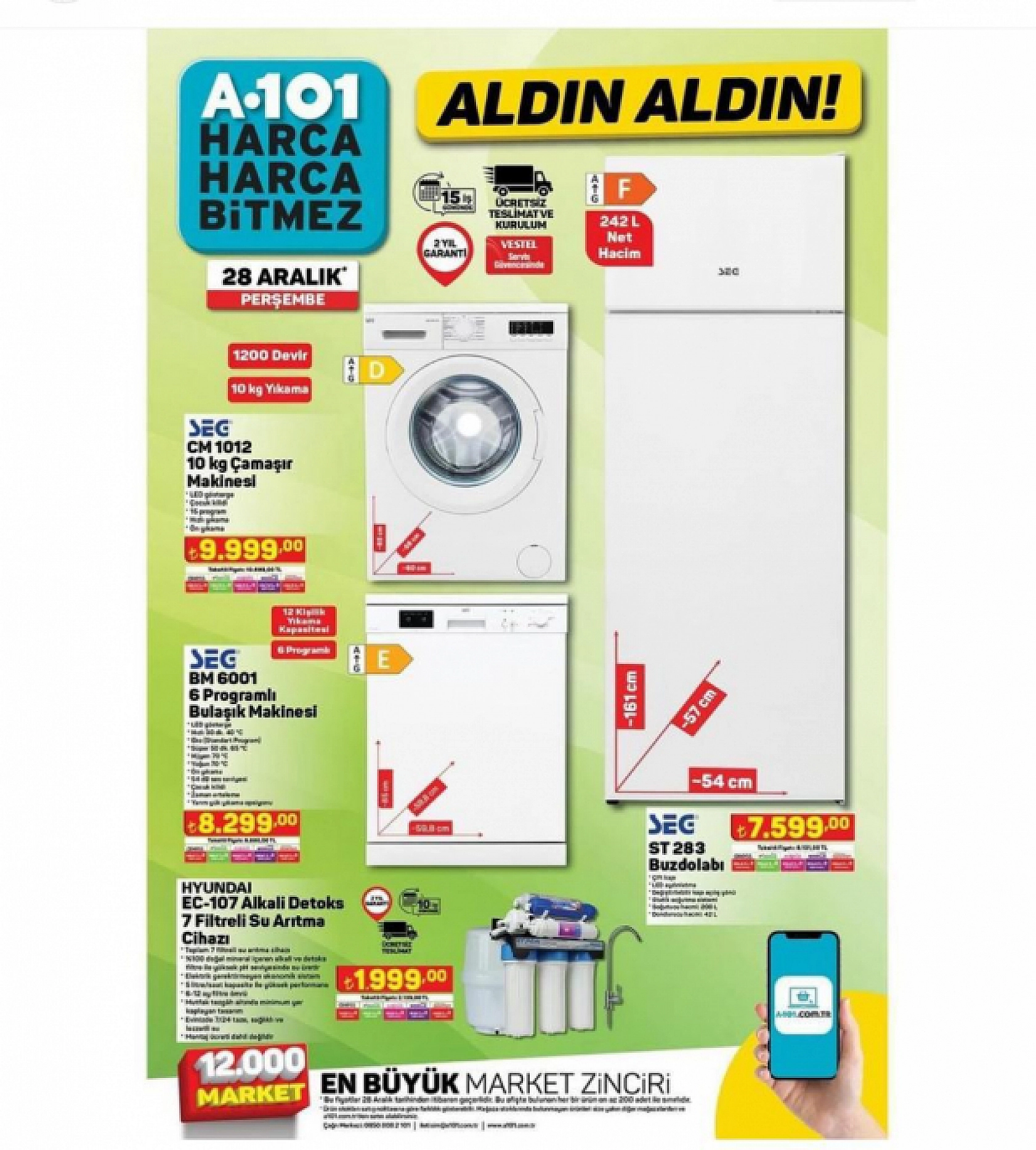 Elazığ'da dev indirim! A101 marketlerin önünde kuyruklar oluşacak, bu fiyatlar kaçmaz...