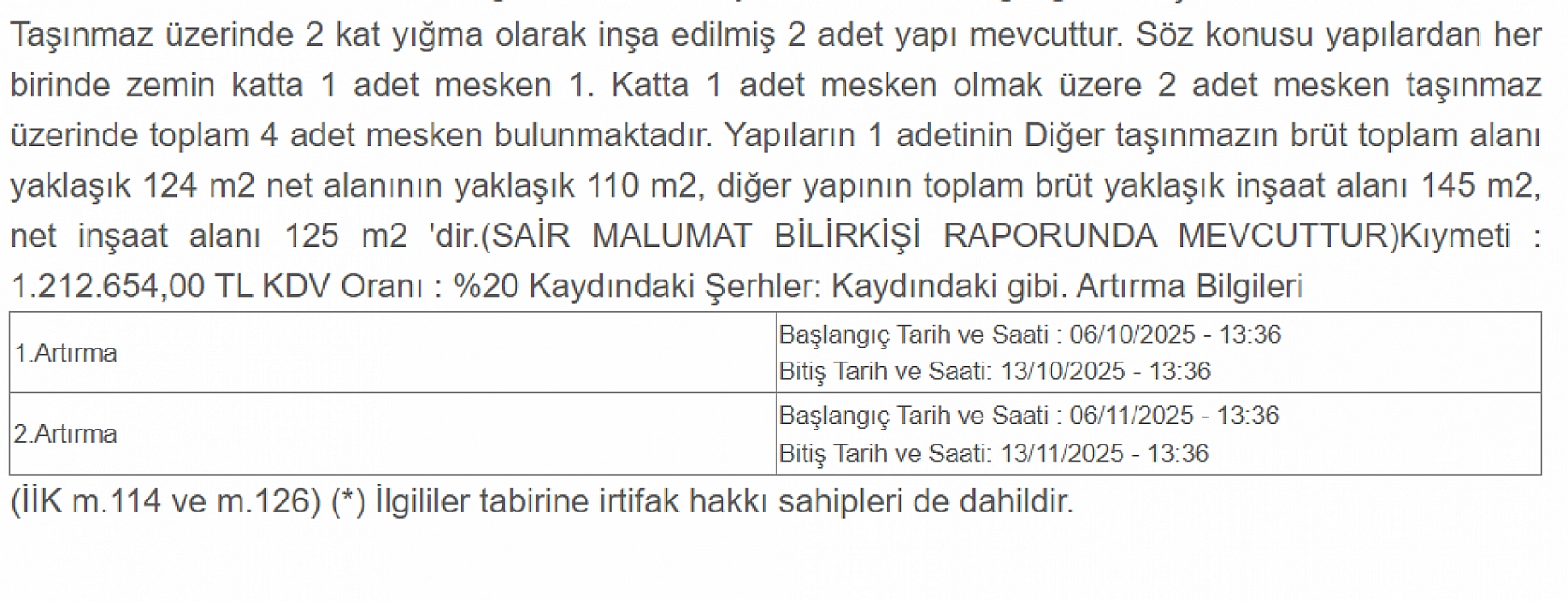 Elazığ'da 1 milyonluk taşınmaz icradan satışta! Değerinin altında ihaleye çıkıyor