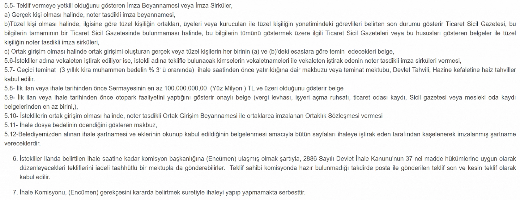 Elazığ Belediyesi 401 araçlık park alanını kiraya verecek! İhaleyi alan 3 yıl işletecek