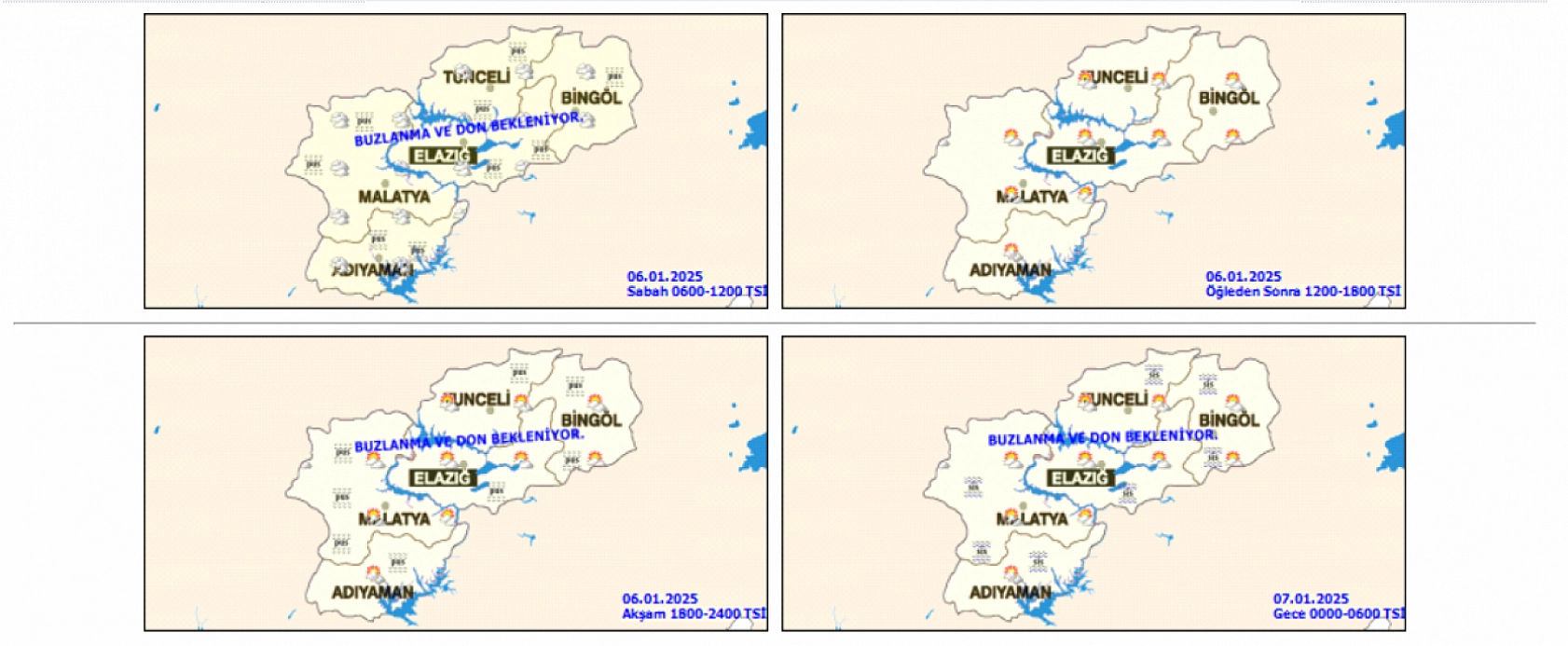 Elazığ'a uyarı geldi! Sabah ve gece saatlerine dikkat