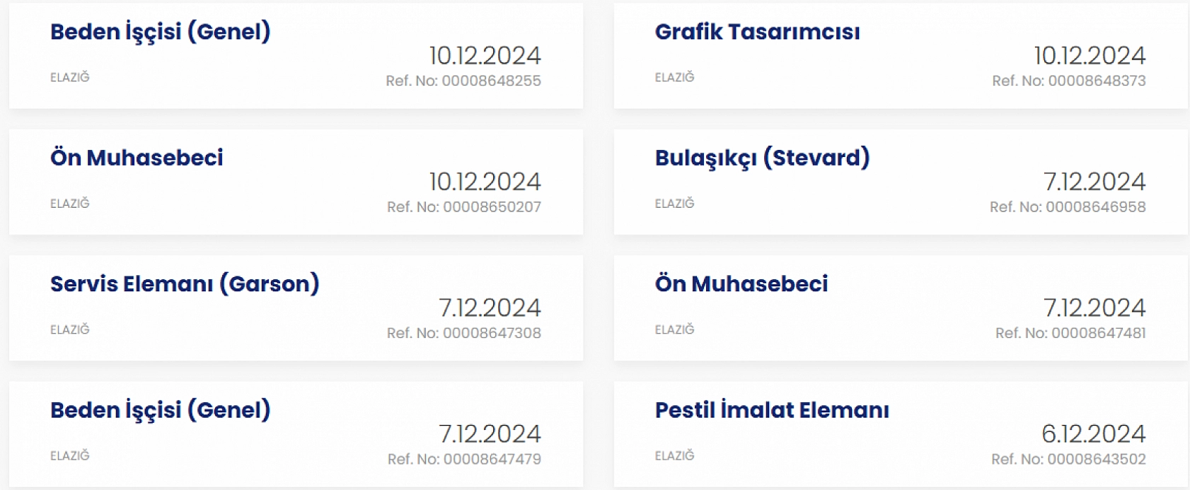 Elazığ'da iş arayanlar bu haber sizin için! 136 kişilik kadro…