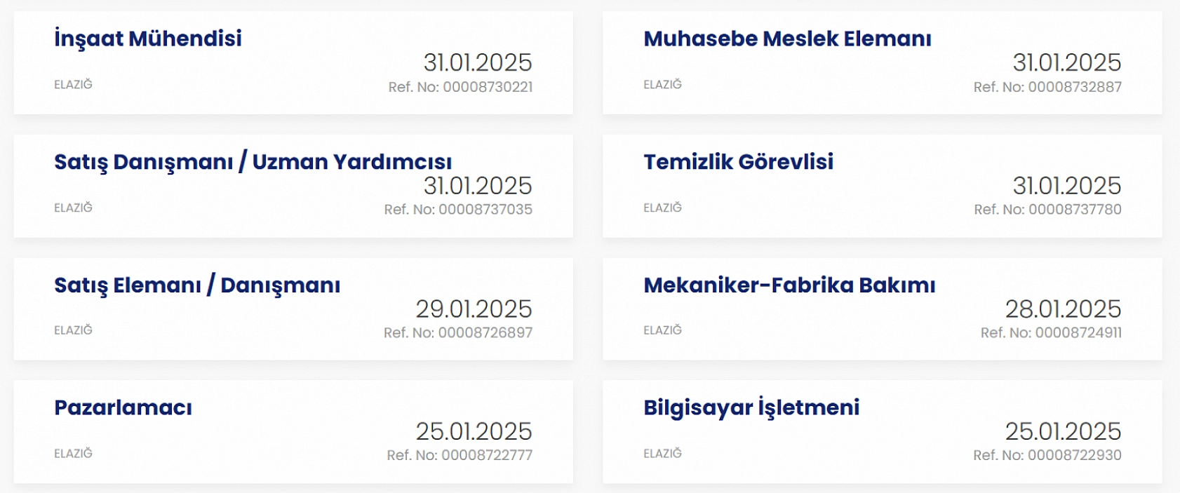 Ekmek kapısı açılıyor: İŞKUR Elazığ'da 121 personel alımı yapacak