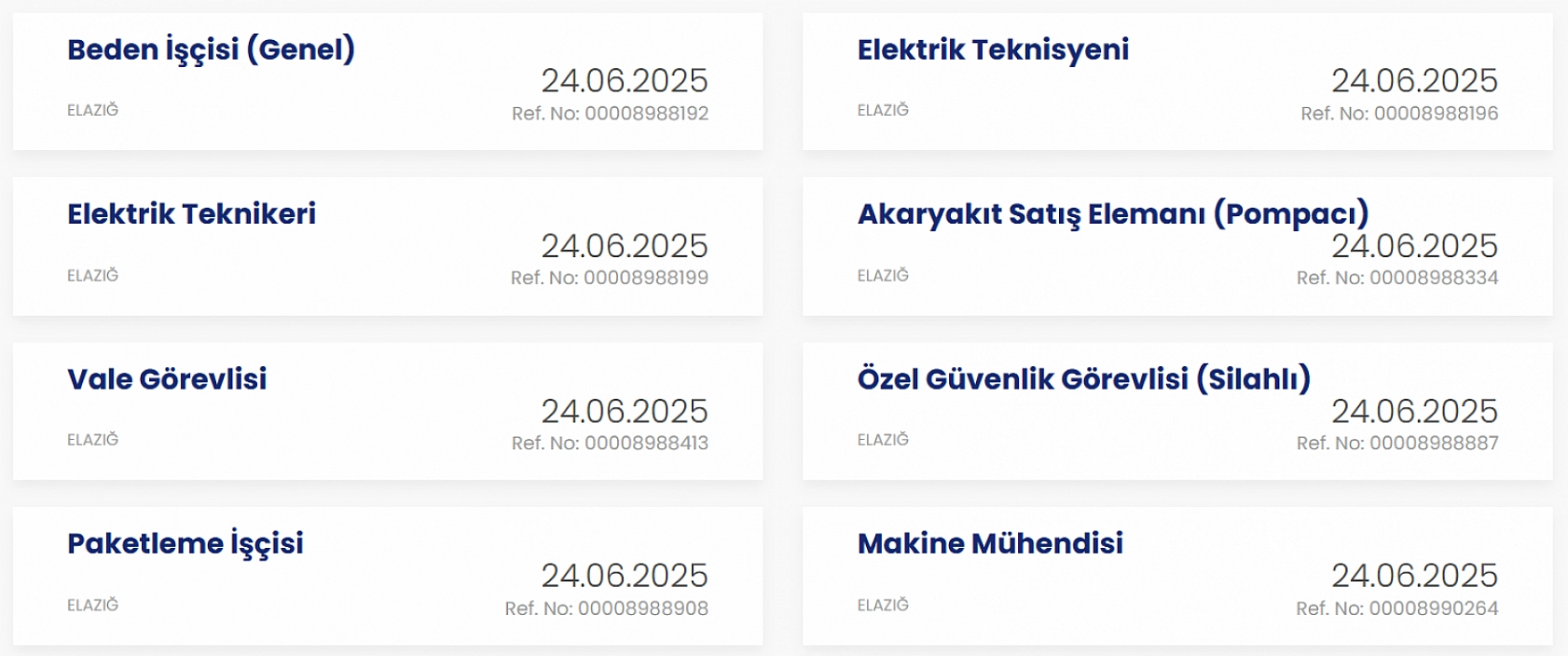 Elazığ'da İŞKUR'dan 183 yeni iş ilanı! Onlarca farklı meslek dalında personel aranıyor