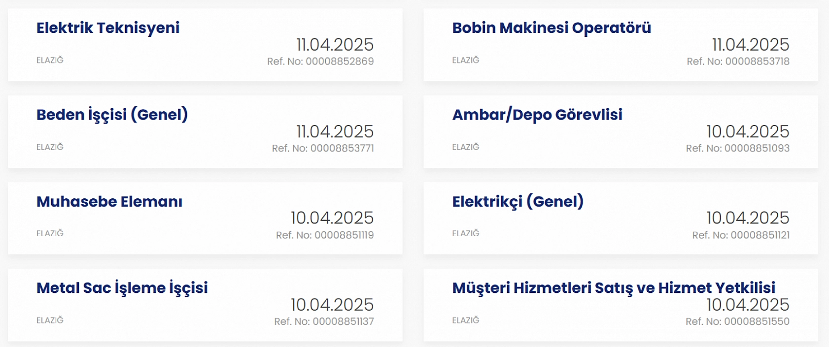 Elazığ'da 177 açık İŞKUR ilanı var! İşte başvuru şartları ve detaylar…