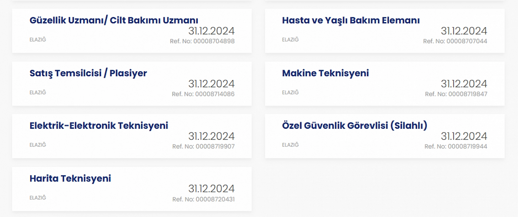 Elazığ'da, İŞKUR 140 personel alımı yapacak! (TIKLA-BAŞVUR)