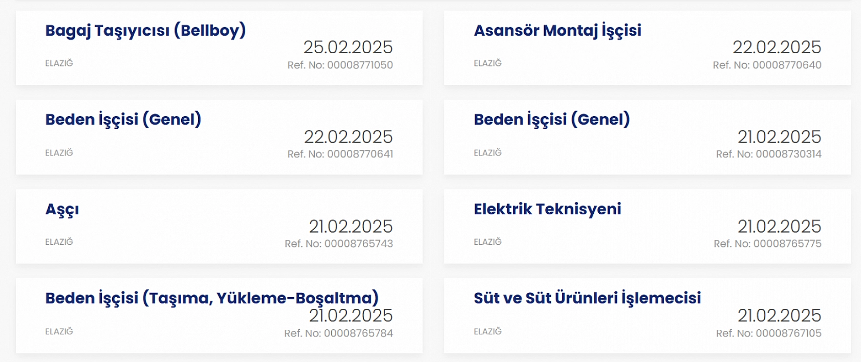 Elazığ'da İŞKUR 144 personel alımı yapacak! (TIKLA-BAŞVUR)