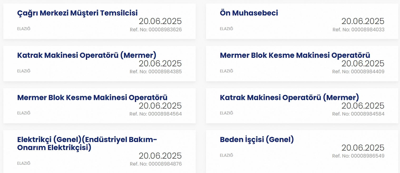 Elazığ'da İŞKUR'dan 183 yeni iş ilanı! Onlarca farklı meslek dalında personel aranıyor