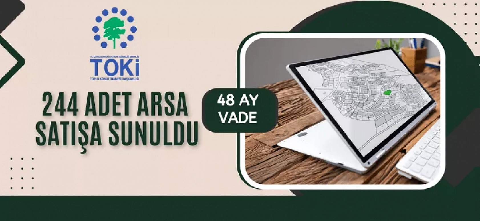 Listede Elazığ'da var! TOKİ 48 ay vade ile Elazığ'da arsa satışa çıkarıyor