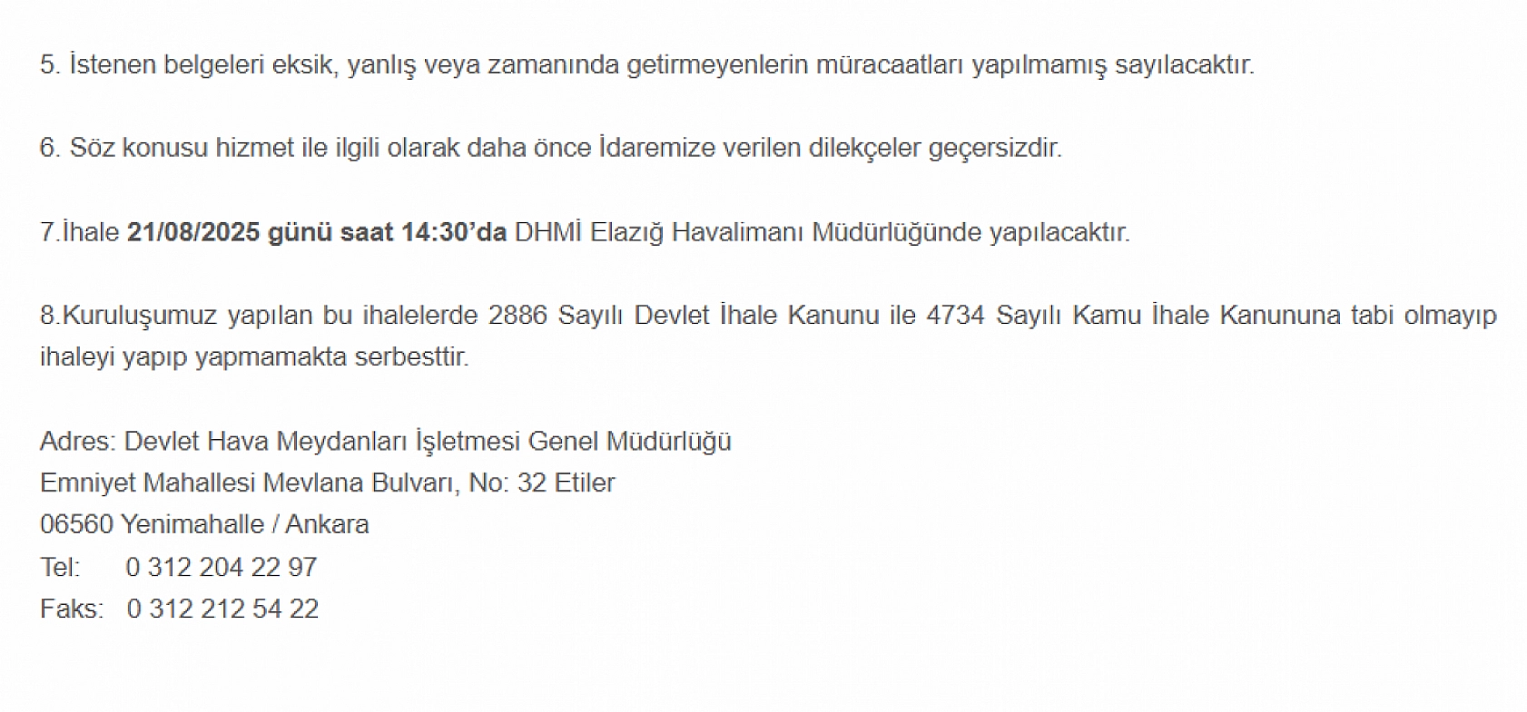 Elazığ Havalimanı'nda büyük fırsat: Havalimanı içinde mağaza kiraya veriliyor!
