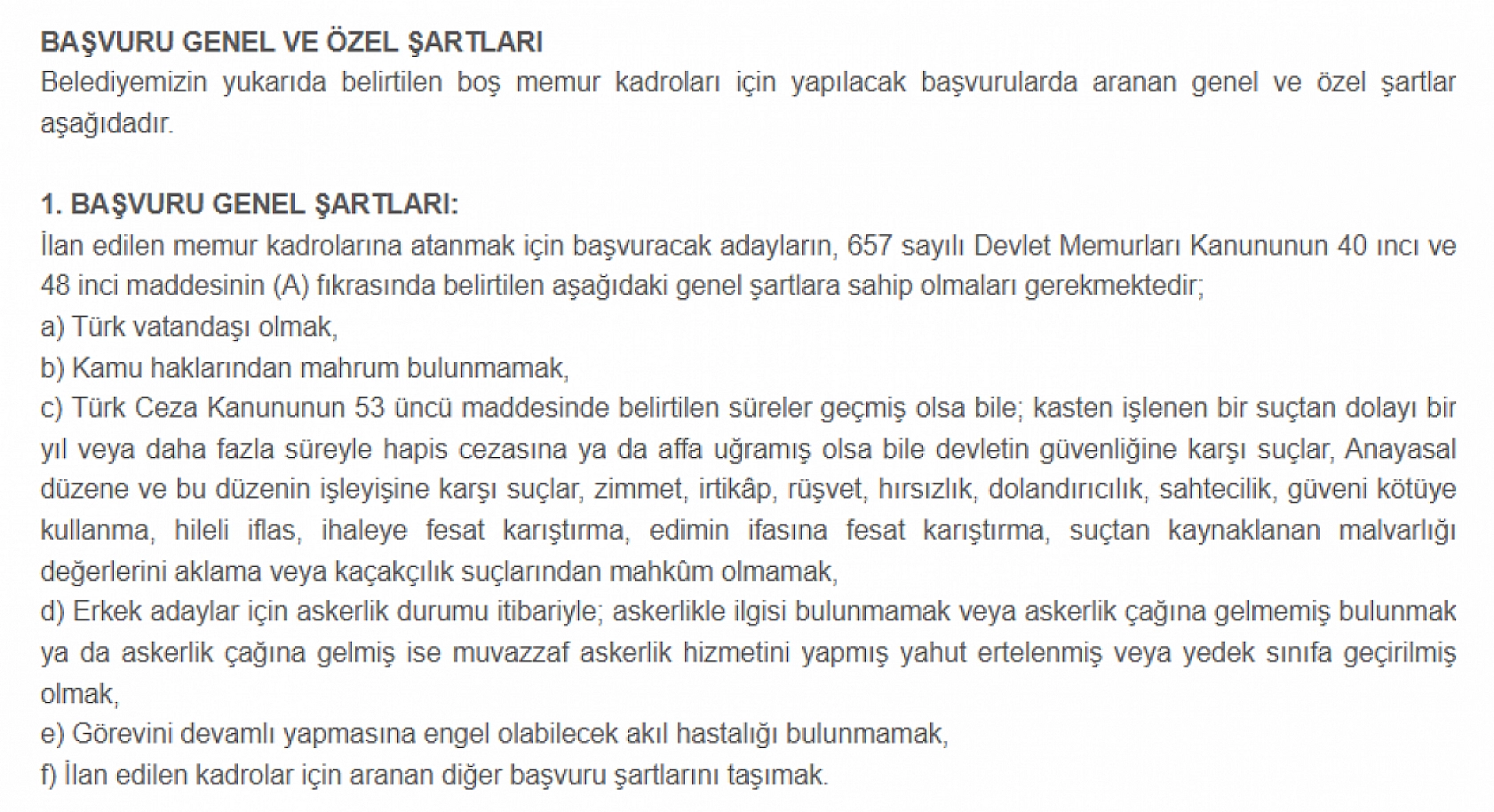 Elazığ'da belediye personel alımı yapacak: Başvurular 16-18 Temmuz tarihleri arasında