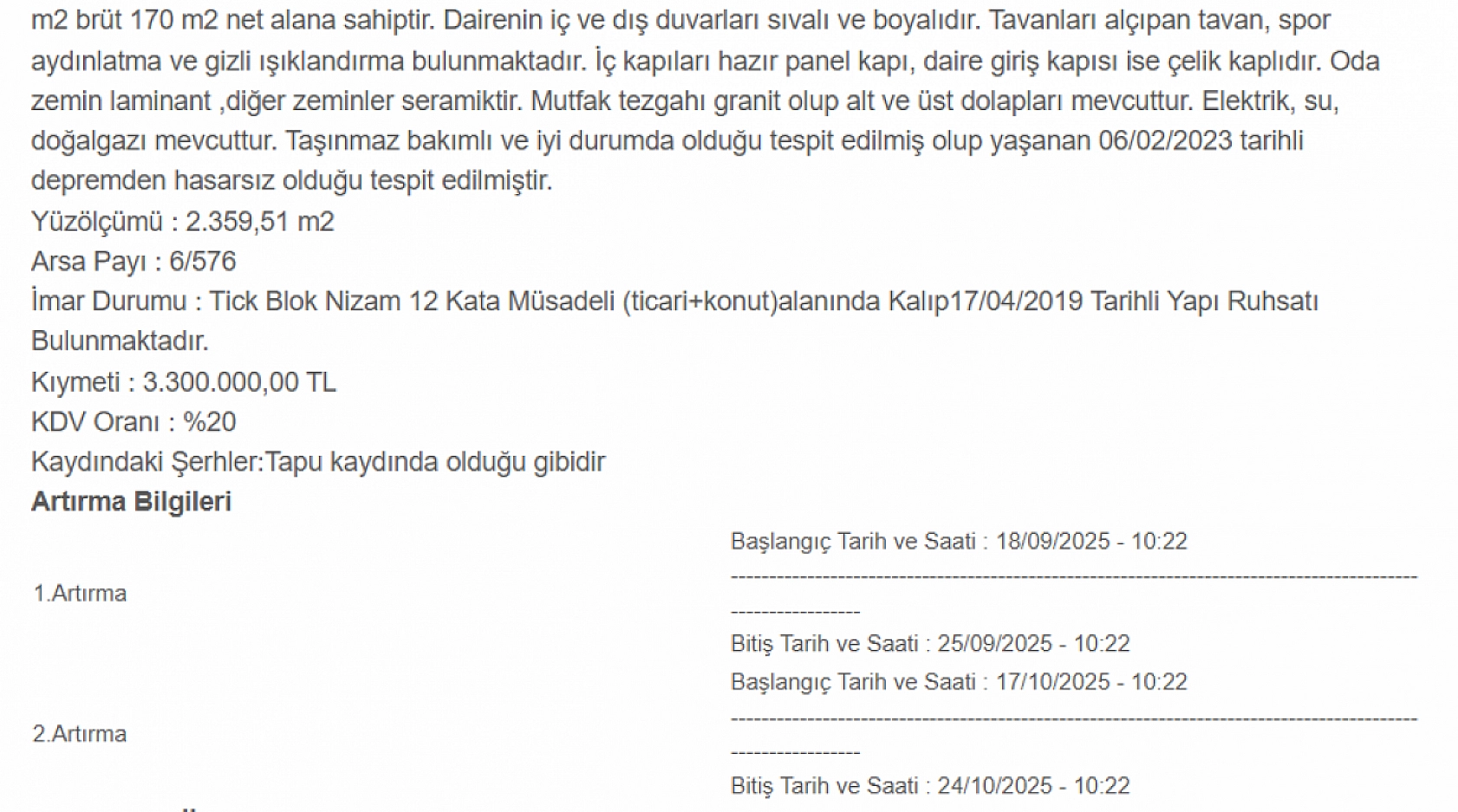 Bu fiyat kaçmaz! Elazığ'da merkezi konumda dükkan açık artırmaya gidiyor