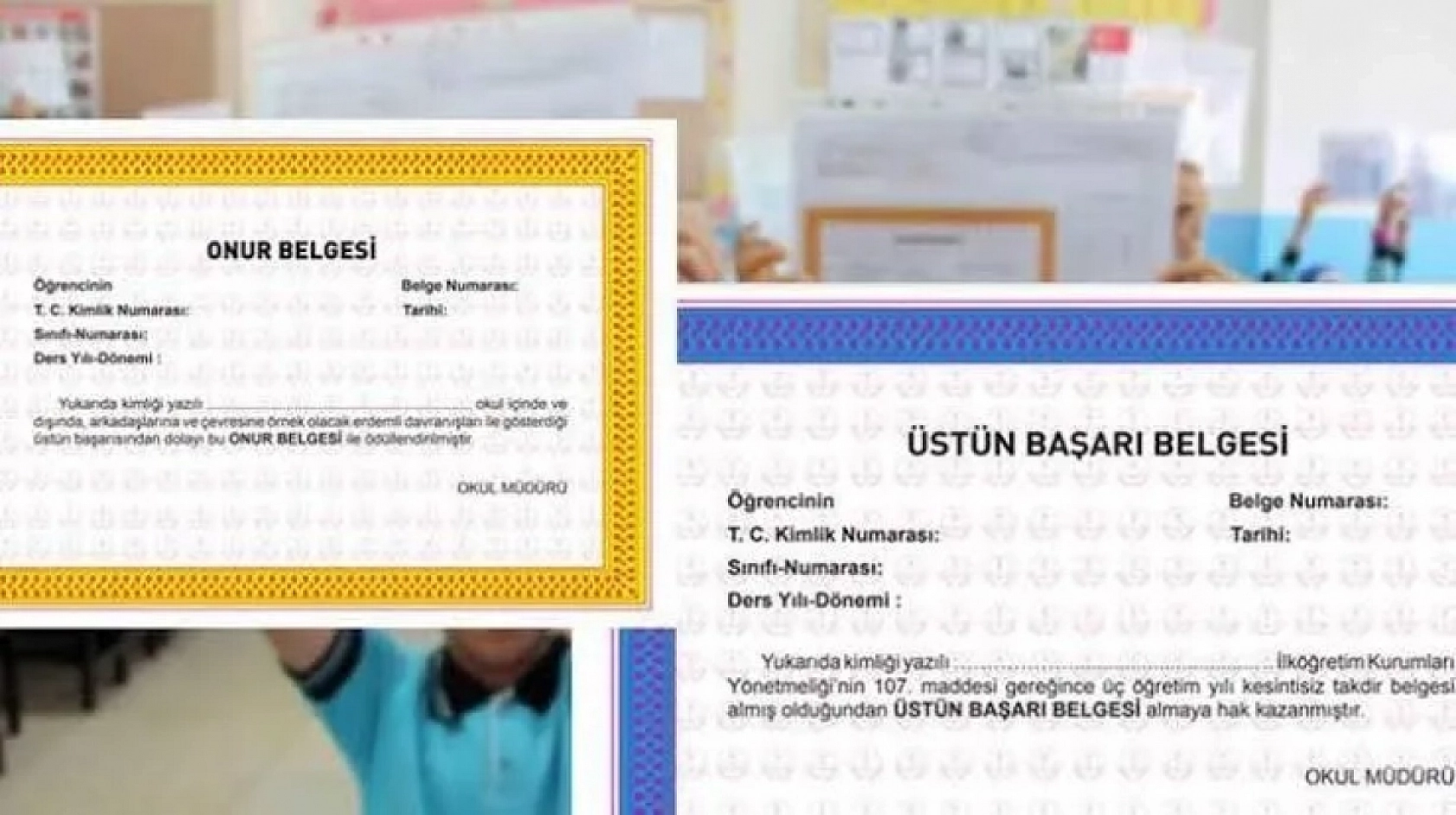 Takdir ve Teşekkür Belgesi alma kriterleri değişti!