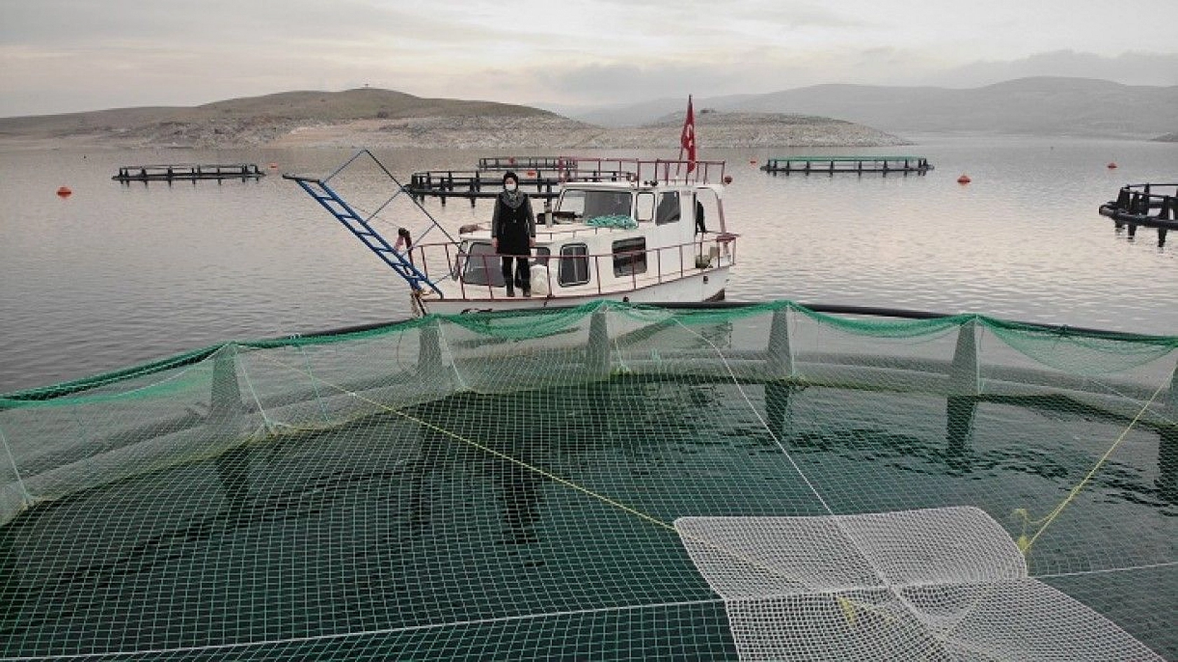 Keban Baraj Gölü'nün 'Balıkçı Annesi'