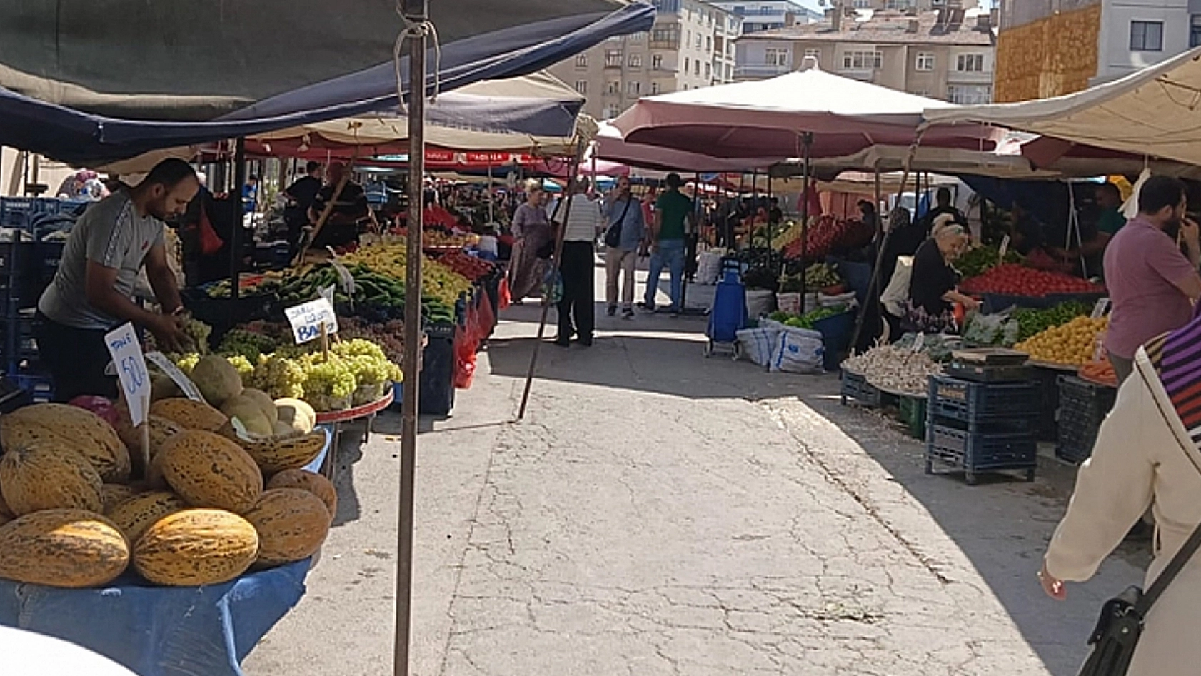 Elazığ'da turşu sezonu başladı: İlk mahsuller tezgahlarda