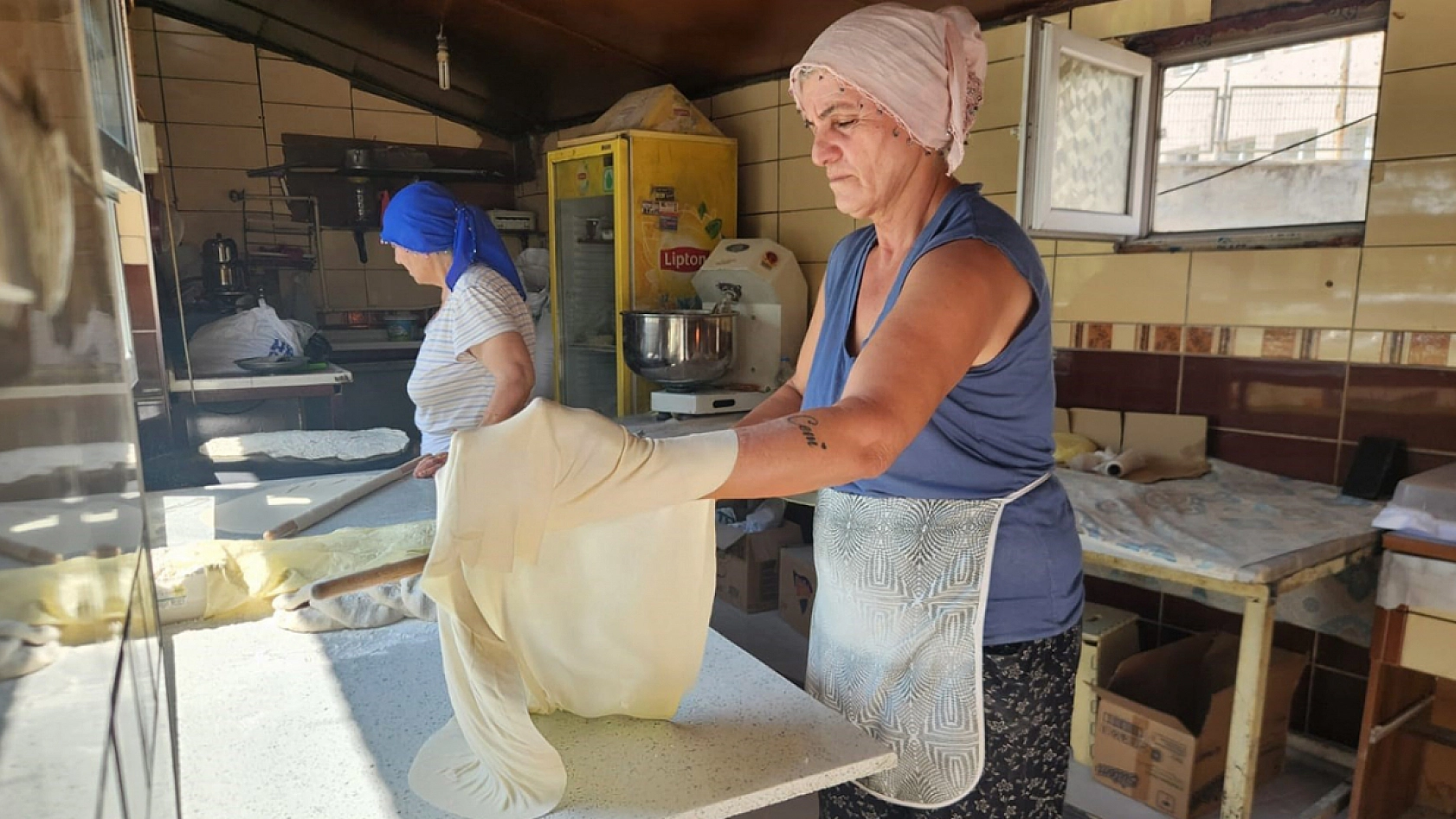 Tunceli'de kadınlara ilham veren yufkacı
