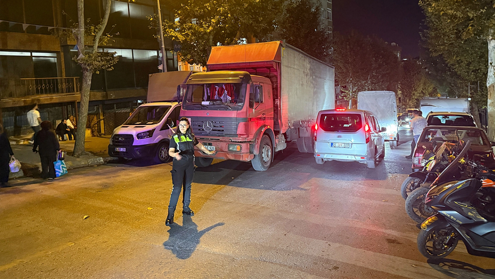 Scooter kamyona çarptı: 1 ölü