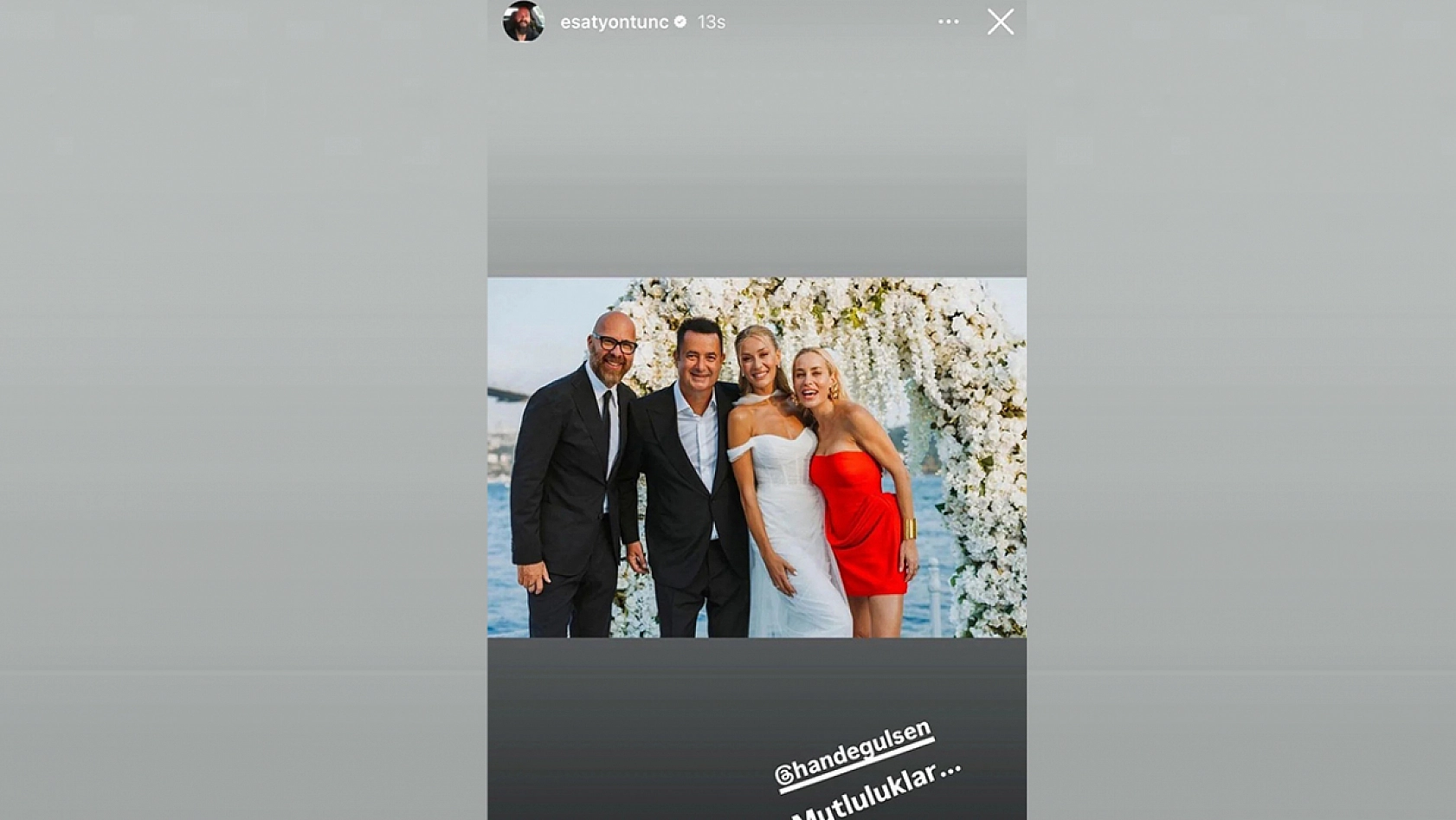 Yılın düğünü oldu! Acun Ilıcalı sevgilisi Ayça Çağla Altunkaya ile evlendi