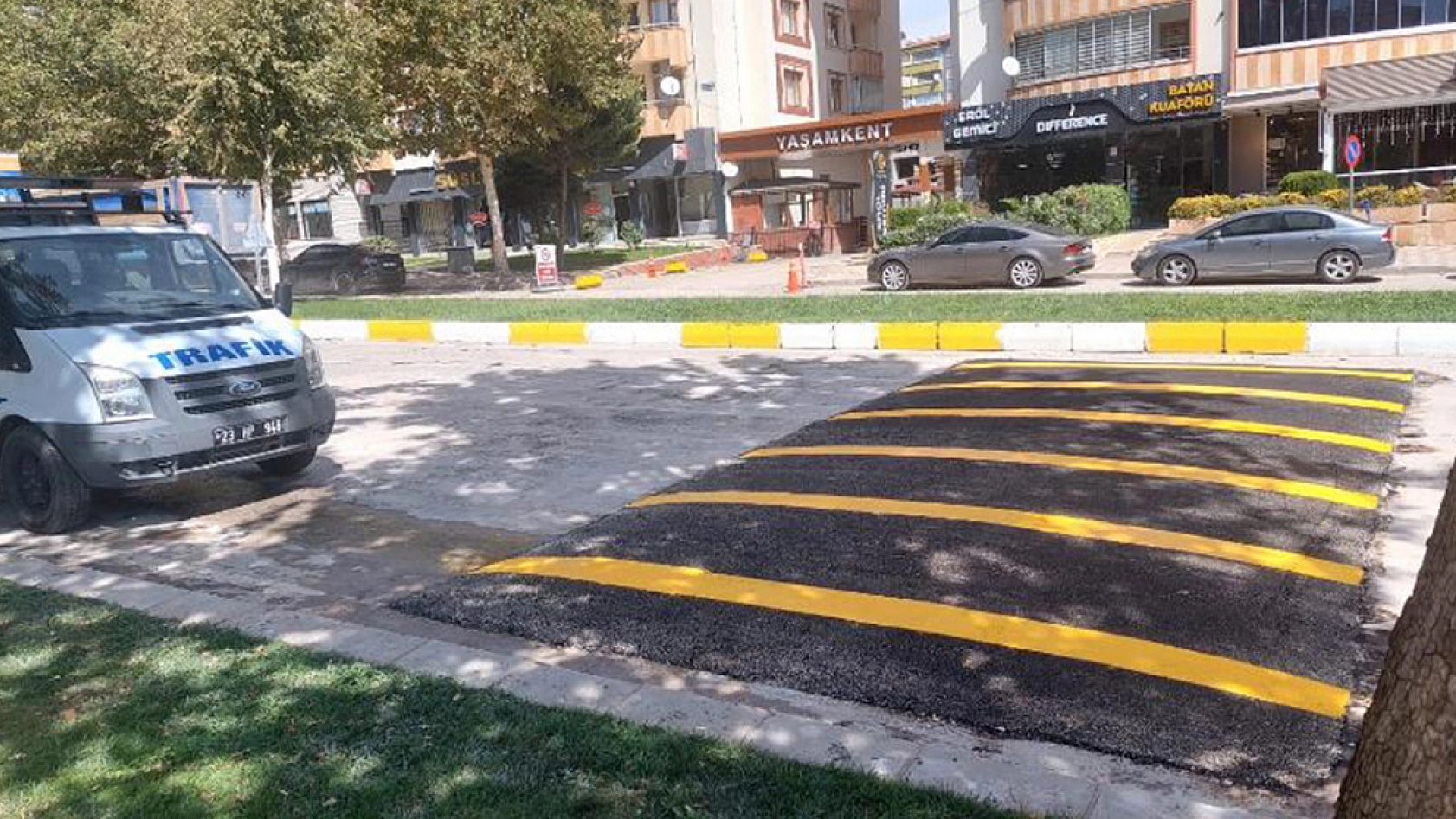 İmam Efendi Bulvarına kasis yapıldı