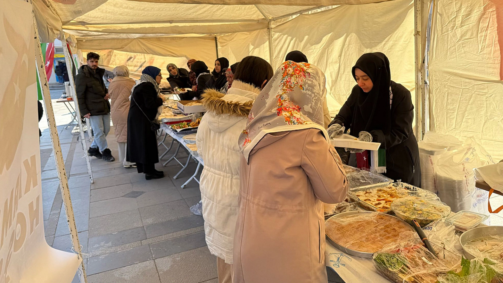 Elazığlı kadınlardan Gazze'ye anlamlı destek