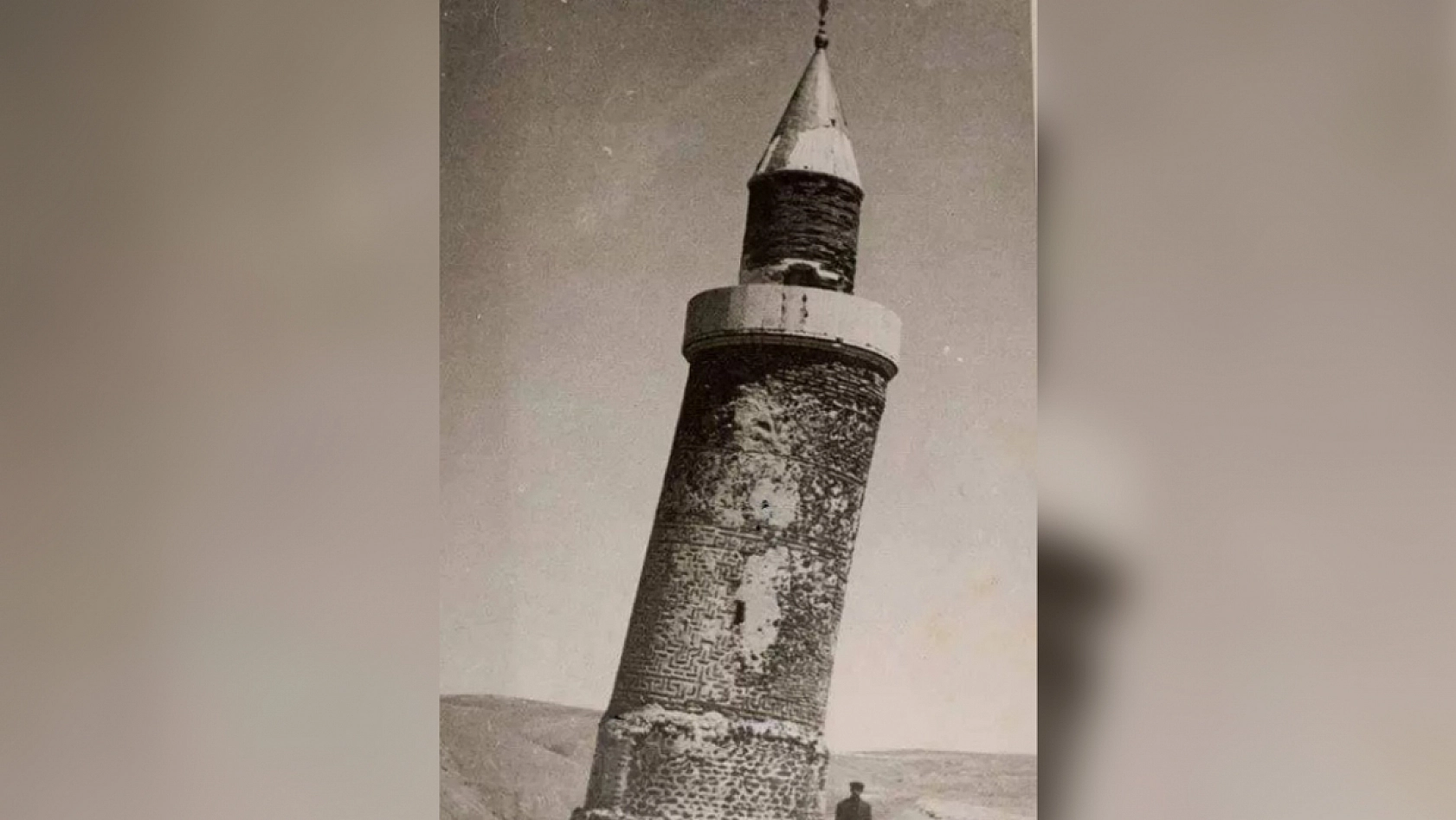 Eğri Minareyi hiç böyle görmediniz, eski fotoğraflar gün yüzüne çıktı