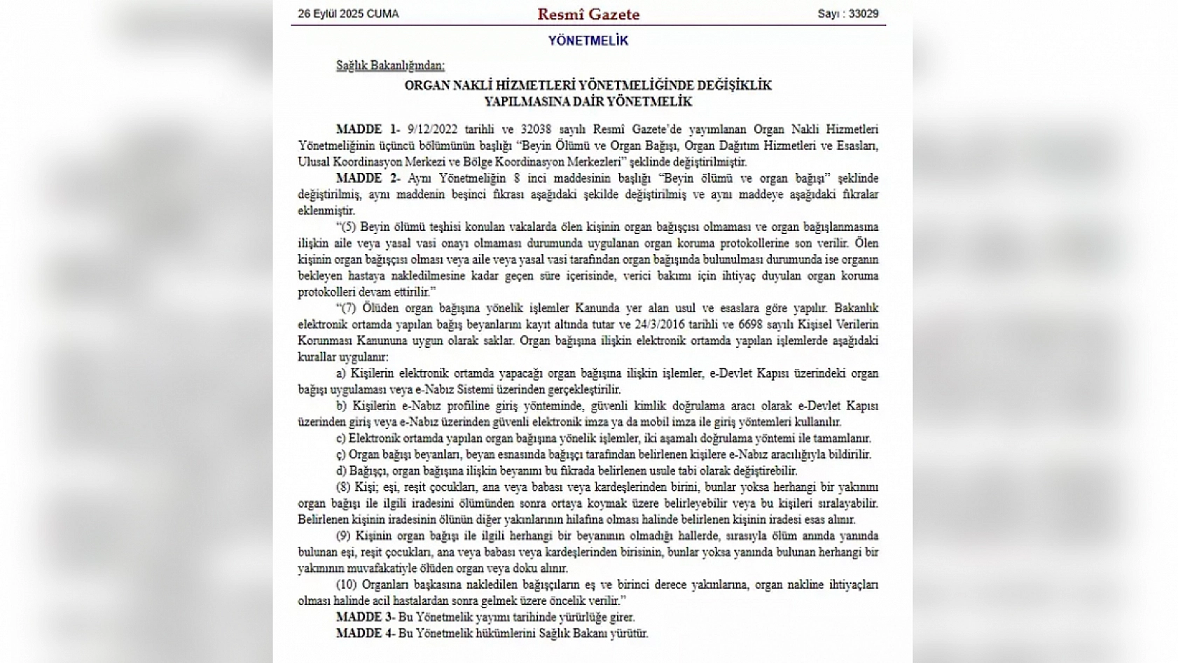 Sağlıkta yeni dönem: e-Devlet ve e-Nabız üzerinden yapılabilecek