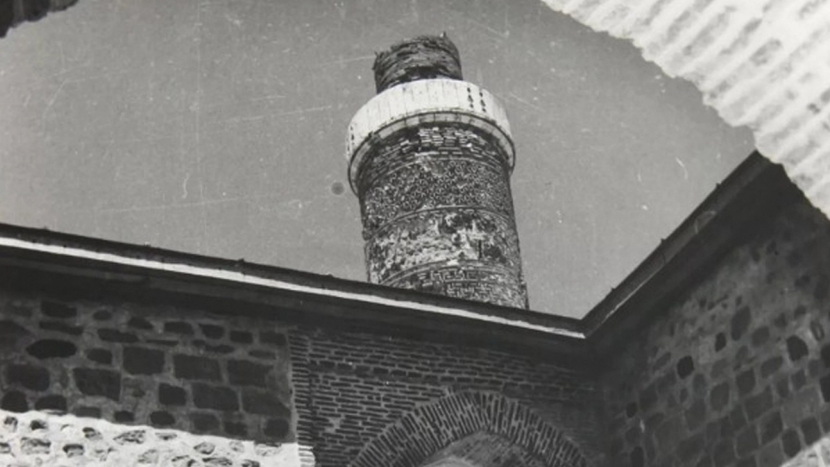 Eğri Minareyi hiç böyle görmediniz, eski fotoğraflar gün yüzüne çıktı