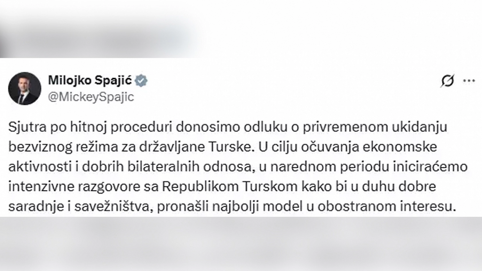 Karadağ'dan Türkiye'ye veto: Vizesiz girişleri askıya aldı